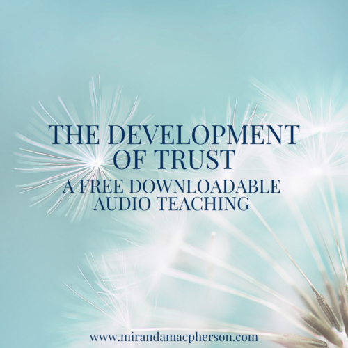 Development of Trust