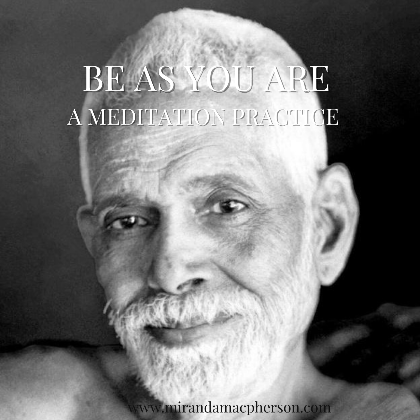 BE AS YOU ARE a downloadable guided audio meditation by spiritual teacher Miranda Macpherson