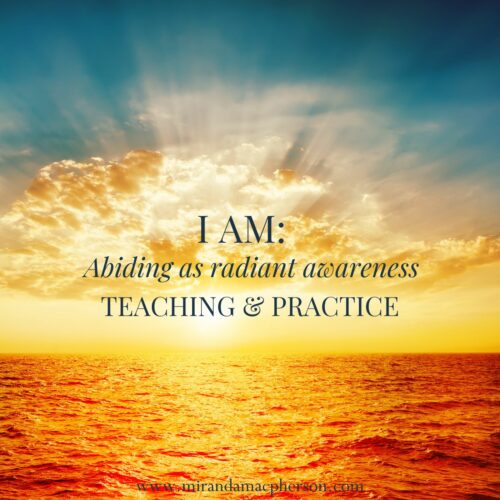 I AM Meditation Teaching & Practice